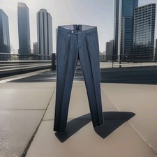 Hugo Boss "T-Rice2-3-W" Men's Striped Casual Pants Blue US 30R K0572 NWT