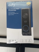 eufy Video Doorbell Dual Cameras E340 With Chime 2K Full HD Color Night