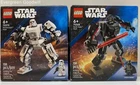 2 Sealed LEGO Star Wars Sets Darth Vader Mech #75368 & Stormtrooper Mech #75370