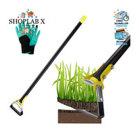 Gartenhacke SteigbüGelhacke Edelstahl 152Cm Zum Pflanzen Von GemüSe JäTen Erde