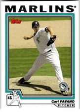 2004 Topps #48 Carl Pavano Florida Marlins MLB Baseball