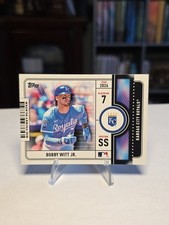 2026 TOPPS SERIES 1 BIG TICKET PLAYER BOBBY WITT JR ROYALS #BTP-16 *See Descript