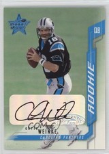 2001 Leaf Rookies & Stars Rookie Rookie Auto Chris Weinke #209 Auto 15w6