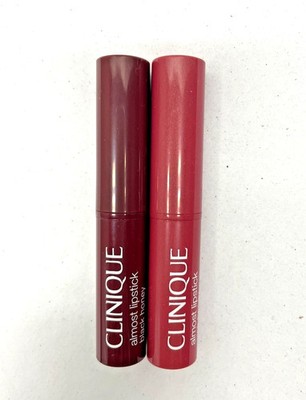 Clinique Cult Classic Almost Lipstick Duo Set -Black Honey & Pink Honey 0.04ozx2