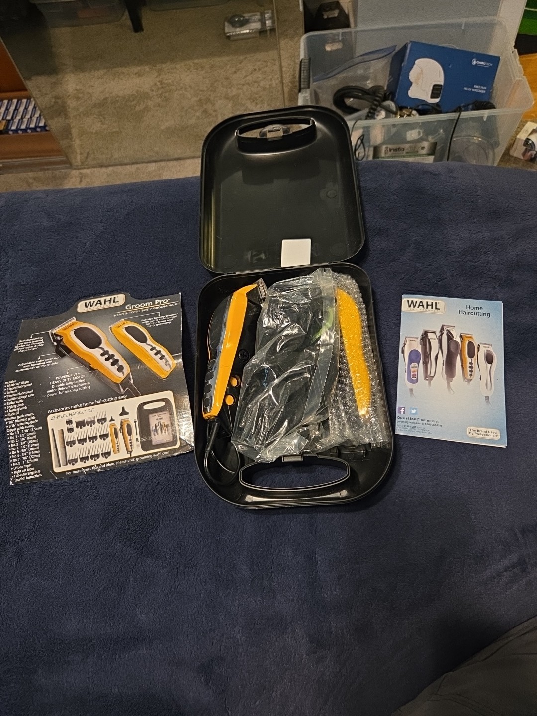 Wahl Groom Pro Head & Body Grooming Kit Clipper & Trimmer Yellow/Black 