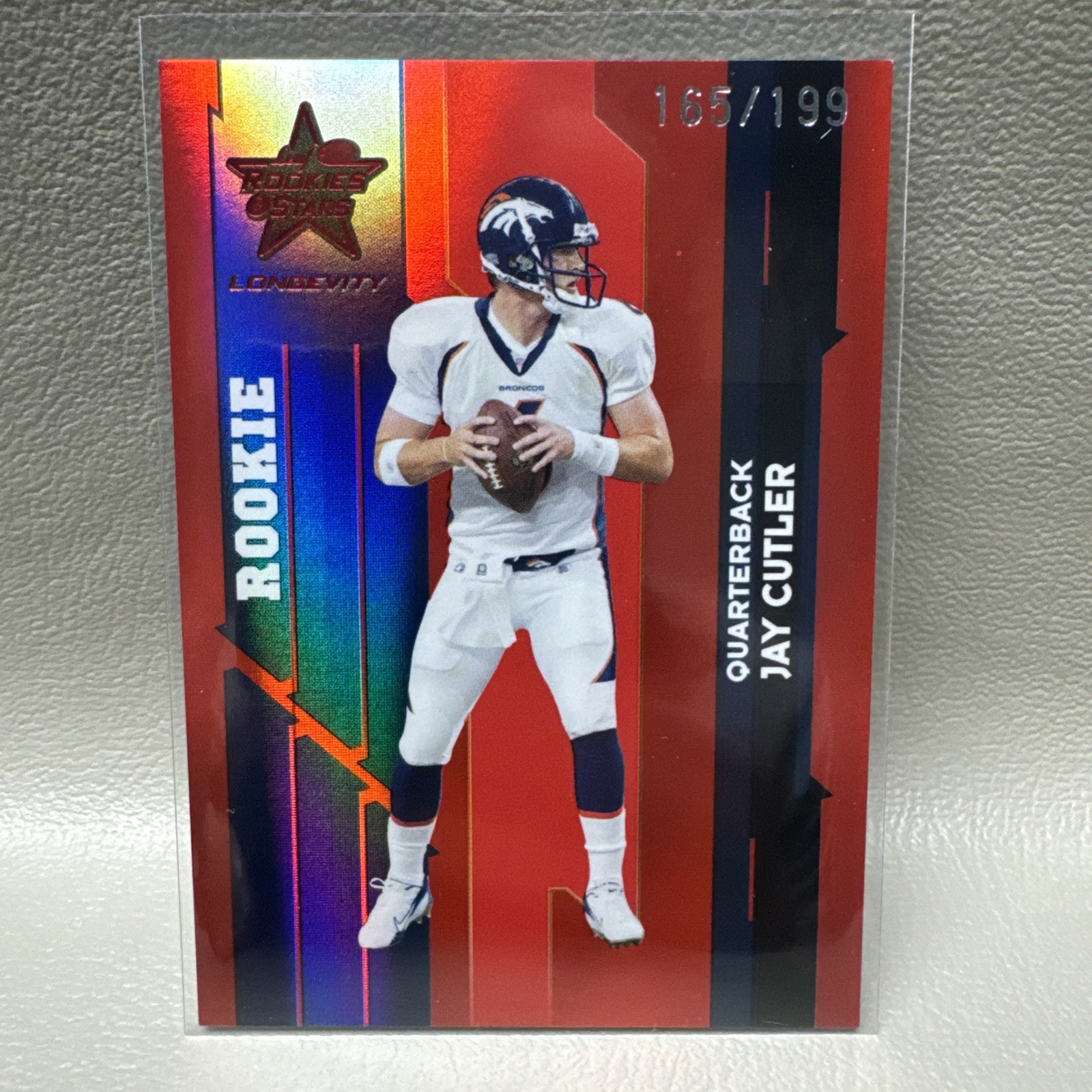 Jay Cutler Leaf Rookies & Stars Longevity #201 Ruby