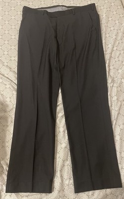 Louis Philippe Men s Dress Pants Black Classic Fit Size 38 Inches