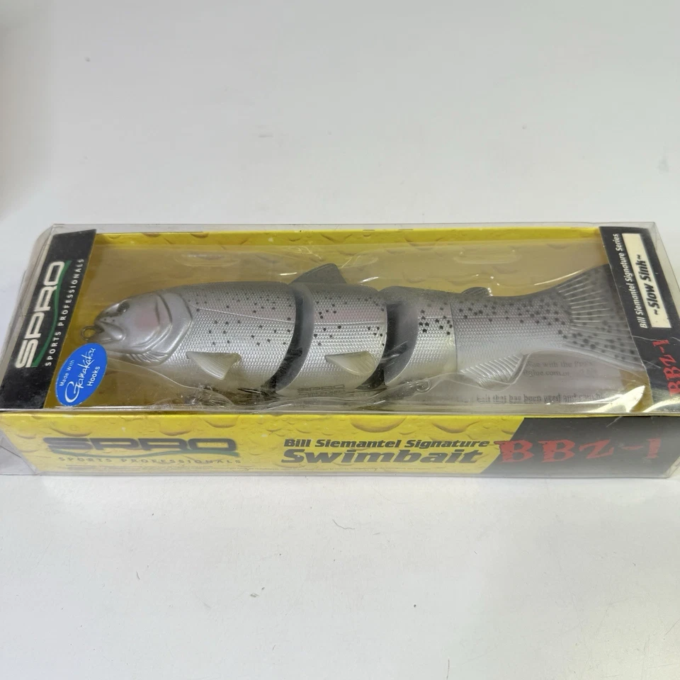 Spro Swimbait #2 Bill Siamantel SSB8OZ1SFR BBZ-1 Rainbow Trucha Fregadero Lento 8" Foto 2 de 4