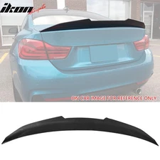 Fits 14-20 BMW F32 4-Series Coupe PSM Style Trunk Spoiler Lip Carbon Fiber Print