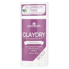 Bold, ClayDry Deodorant, Elderberry, 2.8 oz (80 g)