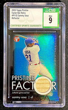 2003 SSP /25 BAT SAMMY SOSA TOPPS PRISTINE FACTOR REFRACTOR CSG 9 MINT G3021