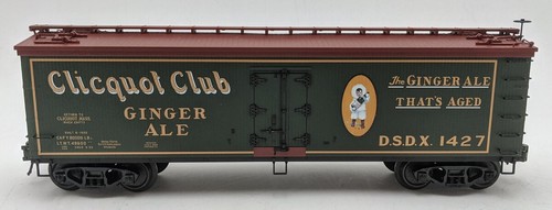 Coche refrigerador Atlas 8195 calibre O Clicquot Club lado madera #1427 (3 rieles) LN | Condition: Used
