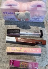 Lot Of 5 Items The Cr me Shop,Micro Brow, Lip liner, liquid Blush, anime mascara