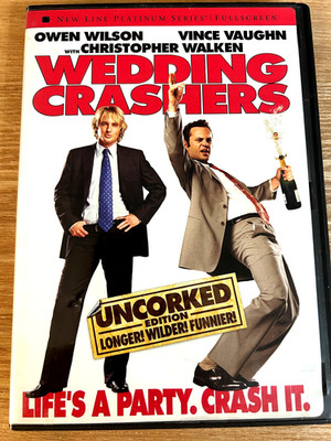 Wedding Crashers Uncoeked Edition DVD Ships Same Day With Tracking