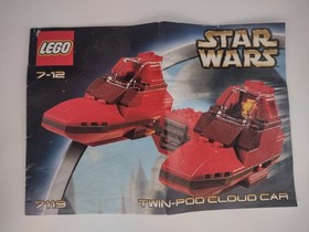 LEGO Star Wars Twin-Pod Cloud Car (7119) - Complete Set with Minifigure 