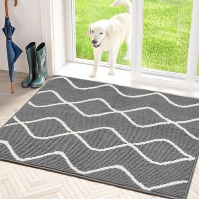 Lwyyqb Muddy Mats For Dogs Rugs Dirt Trapperkitchen Rugs Non-Slip Water