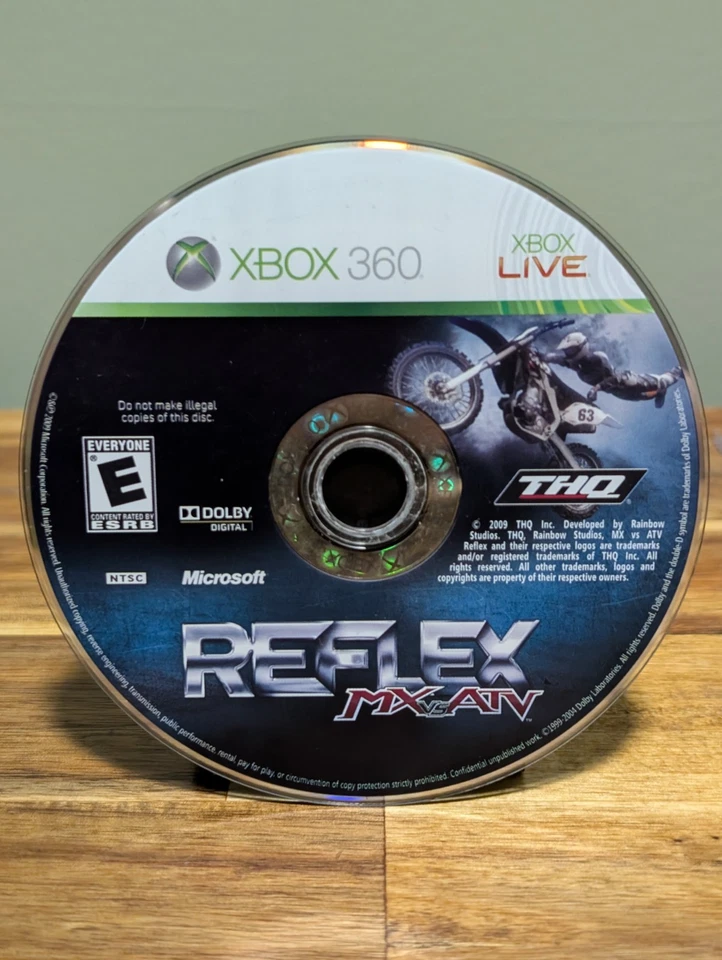 MX vs ATV Reflex (Microsoft Xbox 360, 2009) ➡️Disc Only  - Tested - Near Mint 📀 - Image 2 of 3