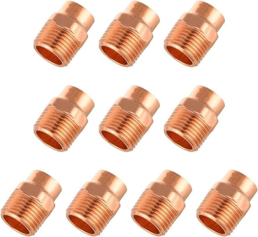 1/2-Inch Copper Male Adapter C x MNPT Copper Plumbing Fittings