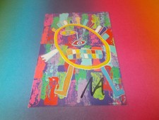 Mikail Akar art art signed autograph autograph on art postcard