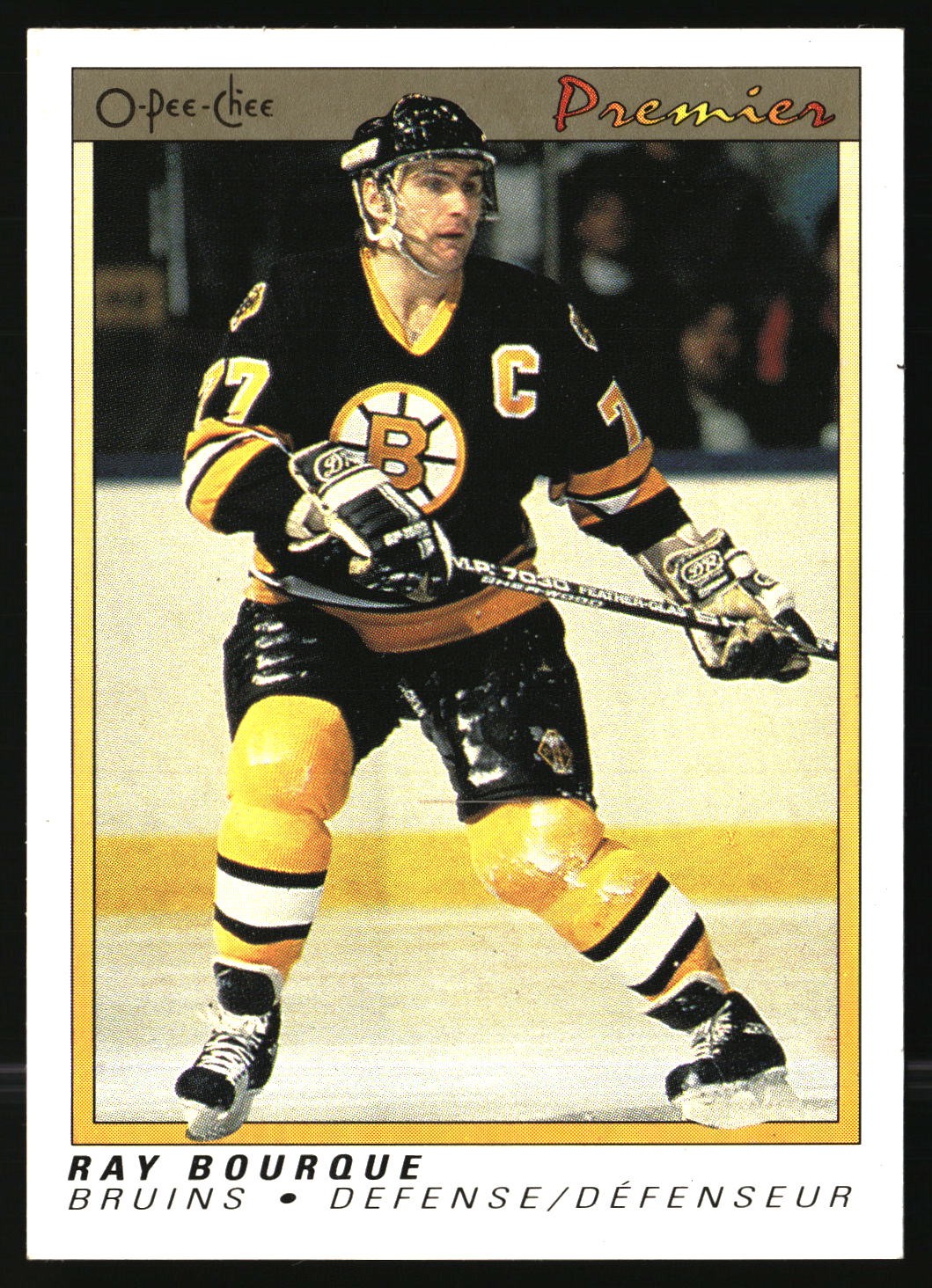 1990-91 O-Pee-Chee Premier #9 Ray Bourque Free Shipping