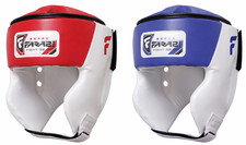 FARABI Leather Boxing Head Guard Sparring Kickboxing Head Protection Helmet