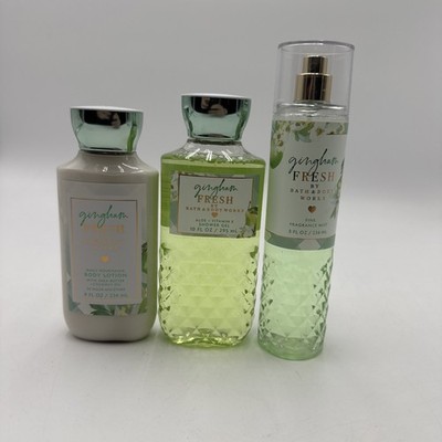 Bath & Body Works Gingham Fresh Mist, Lotion, Body Wash 3pc bundle - NEW