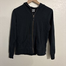 COLUMBIA SPORTSWEAR Full Zip Black Hooded Sweatshirt Hoodie Women's Size Medium