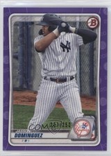 2020 Bowman Draft Purple Border 207/250 Jasson Dominguez #BD-151 1k4e