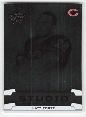 2008 Leaf Rookies & Stars #SR-5 Matt Forte Studio Rookies #/1000 SN (A17)