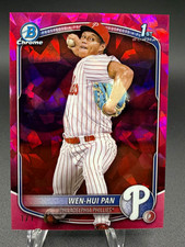 Marketplace image: 2025 Bowman Sapphire Wen-Hui Pan Padparadscha 1/1 superfractor bowman 1st