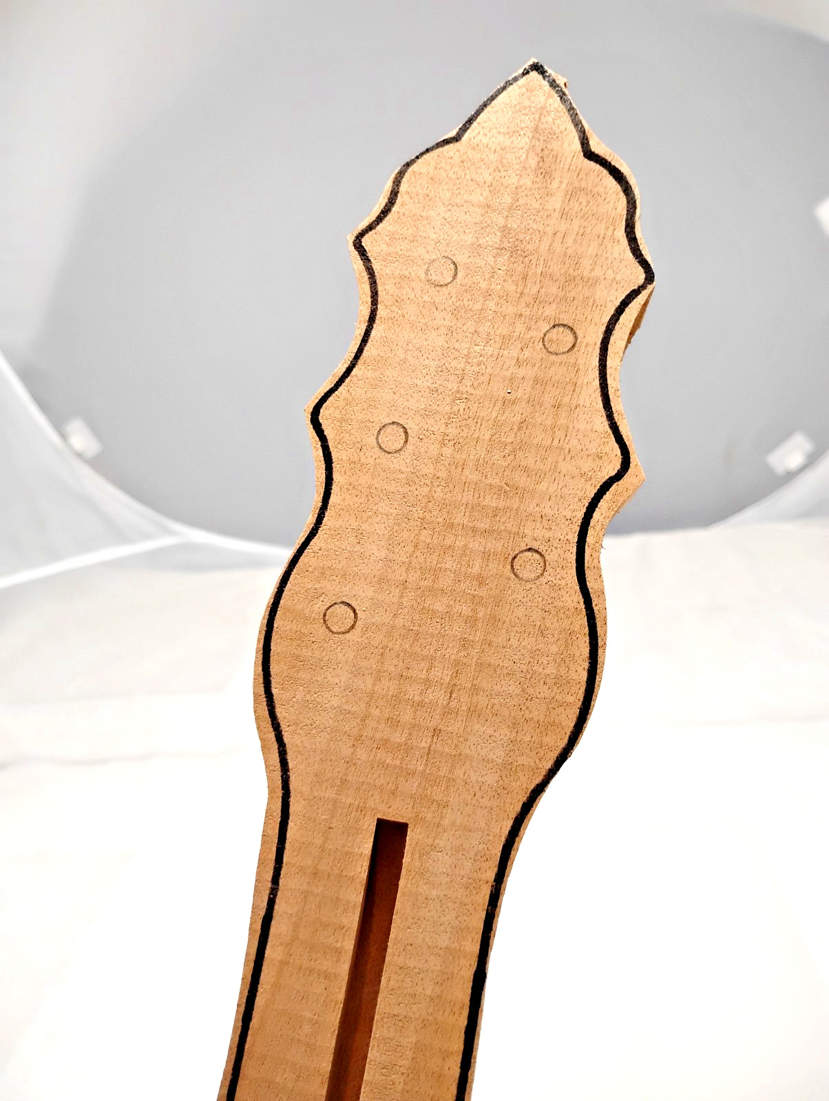 Weymann Traditional Electric BASS Neck 4 or 5 String INSANE HEAVY FLAME & QUILT