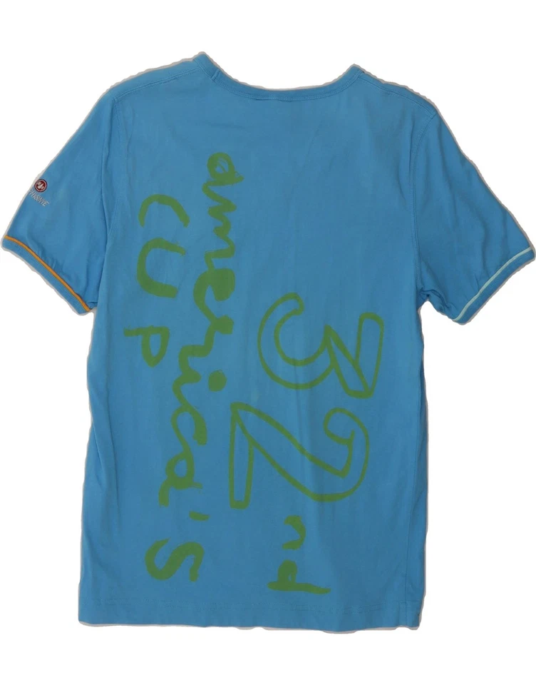 MURPHY & NYE Mens Graphic T-Shirt Top Small Blue Cotton DI76 Foto 2 de 4