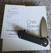 Chris Reeve X Knife Art Carbon Fiber small Inkosi