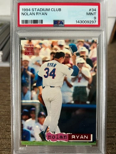 1994 Topps Stadium Club - Nolan Ryan #34 - PSA 9