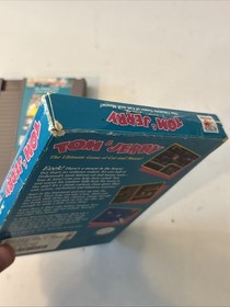 Tom & Jerry The Ultimate Game of Cat and Mouse NES Blockbuster Copy Game & Box