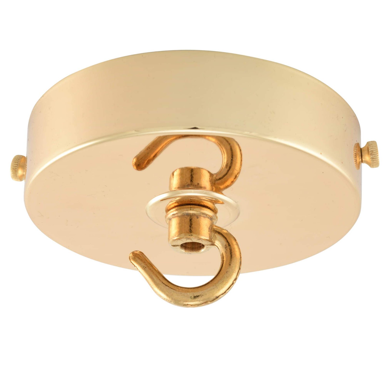 Rosace de plafond 100 mm plat support luminaire à patte de fixation