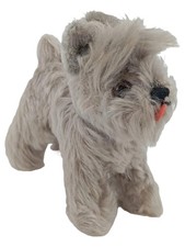 STEIFF Kuscheltier Hund Grau 14cm Retro Klassisch Plüschtier Sammlerstück