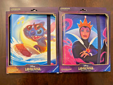 Disney Lorcana TCG Stitch and The Queen Lorebook Card Portfolio Binder NEW