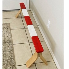 Rare - IKEA PS 2014 Balance Beam Bench Red for Kids/Children Playroom Limited Ed