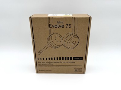 Jabra Evolve 75 ANC Wireless Headset   neuwertig inkl. OVP & Case