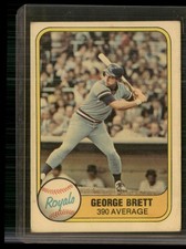 1981 Fleer #28b George Brett : Batting