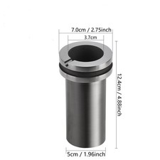 Image of 1kg 2kg 3kg Metal Smelting Tool Graphite Melting Crucible Cup Graphite Crucible