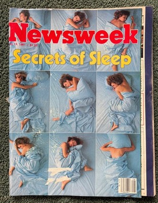 Newsweek Magazine 1981 July 13 Secrets of Sleep Research Mysteries BK20
