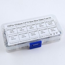 Fuse Tube 0.5A-10A Specifications 10 Pieces Per Specification Circuit Protection