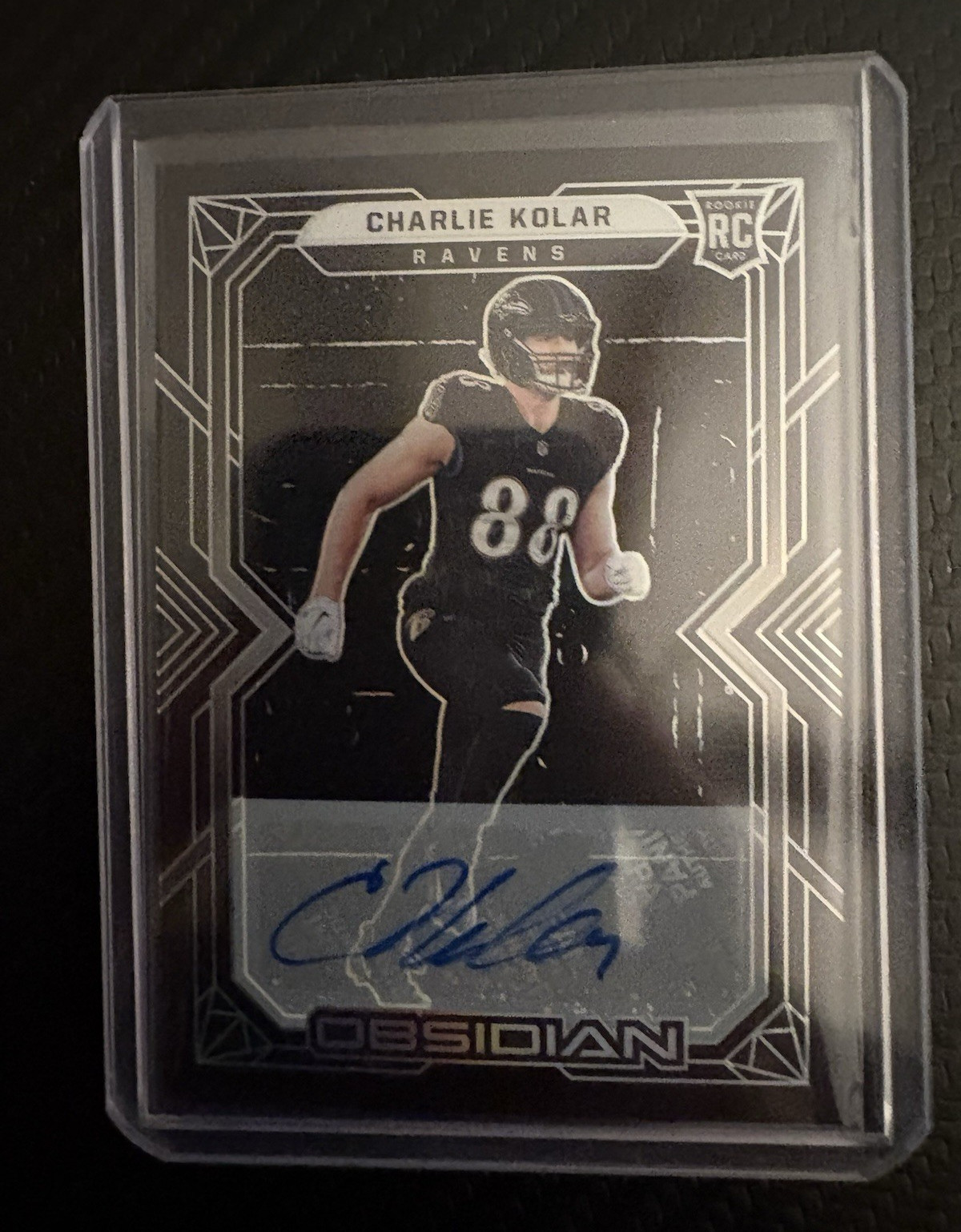 Charlie Kolar Panini Obsidian #179 Autograph