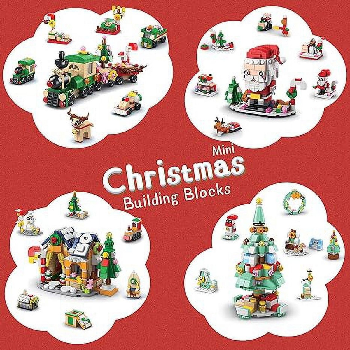 LELEBROTHER 8887 Christmas Building Blocks Set 24 Days Countdown