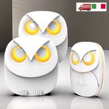 Citofono Campanello senza fili raggio 300M impermeabile 35 melodie casa ufficio