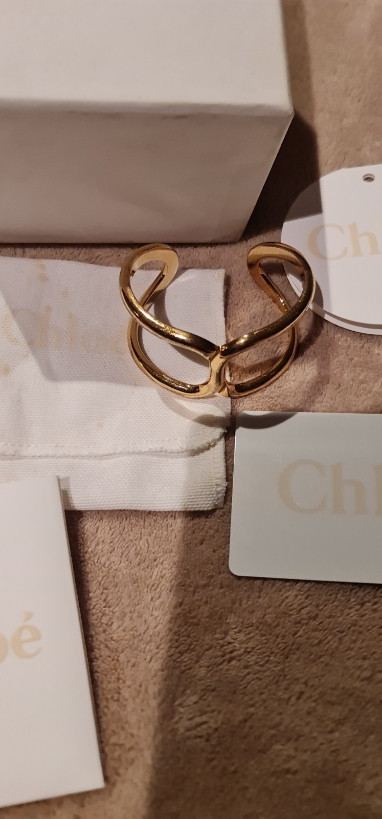 Authentic Chloè Cuff Bangle Bracelet - image 2
