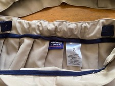FRENCH TOAST ADJUSTABLE UNIFORM SKIRT, Pleated Khaki/Beige Girls Size 10