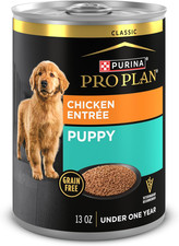 Grain Free Wet Puppy Food, Classic Chicken Entrée - (Pack of 12) 13 Oz. Cans 5.43 per gallon